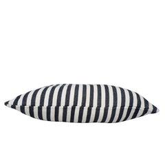 Handwoven Black & White Striped Cotton Cushion Cover 45x45 cm | Woven Cotton Throw Pillow Cover | Modern Minimalist Sofa Cushion Cover with Hidden Zipper