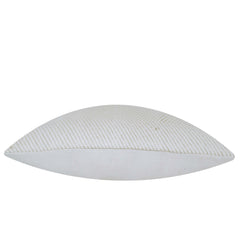 Handwoven Ivory Textured Cushion Cover 45 x 45 cm – Woven Geometric Pattern