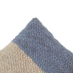 Soft Textured Two-Tone Cotton Cushion Cover | Handwoven Bouclé Style Pillow Cover | 45x45 cm