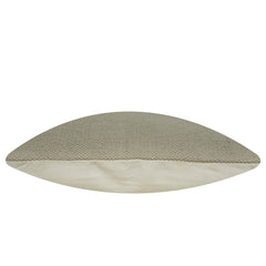 Handwoven Cotton Textured Cushion Cover 45x45 cm | Artisan Bubble Weave Decorative Throw Pillow Cover | Hidden Zipper | Natural Beige