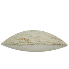 Handwoven Ivory Textured Cushion Cover 45x45 cm – Natural Boho Woven Throw Pillow Cover