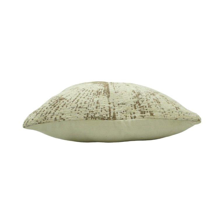 Jacquard Abstract Texture Cushion Cover 45x45 cm | Woven Designer Throw Pillow Cover | Neutral Modern Home Décor - Bulk manufacturer & supplier from Panipat, India