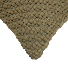 Handwoven Polyester Bobble Textured Cushion Cover 45x45 cm | Modern Decorative Throw Pillow Cover with Concealed Zipper | Olive Green