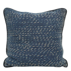 Textured Woven Cotton Cushion Cover 45x45 cm – Handcrafted Abstract Floral Design