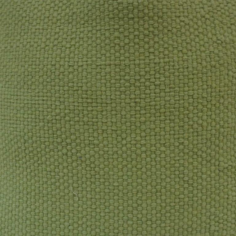 Olive Green Fringed Cotton Cushion Cover | Handmade Textured Pillow Cover | 45x45 cm - Bulk manufacturer & supplier from Panipat, India