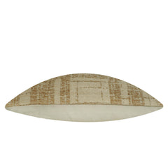 Beige textured geometric jacquard cotton cushion cover 45x45 cm
