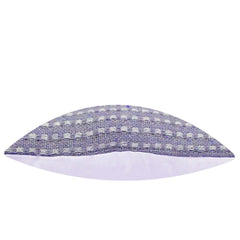 Handwoven Purple Cotton Cushion Cover 45 x 45 cm