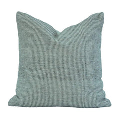 Textured Cotton Cushion Cover – Soft Woven Solid Sage Green Pillow Cover with Hidden Zip | Minimal Modern Home Décor (18x18 Inch)