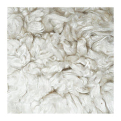 Luxury Faux Fur Polyester Rug – Soft Plush Sheepskin Style Accent Rug 45x45 cm (Ivory White)