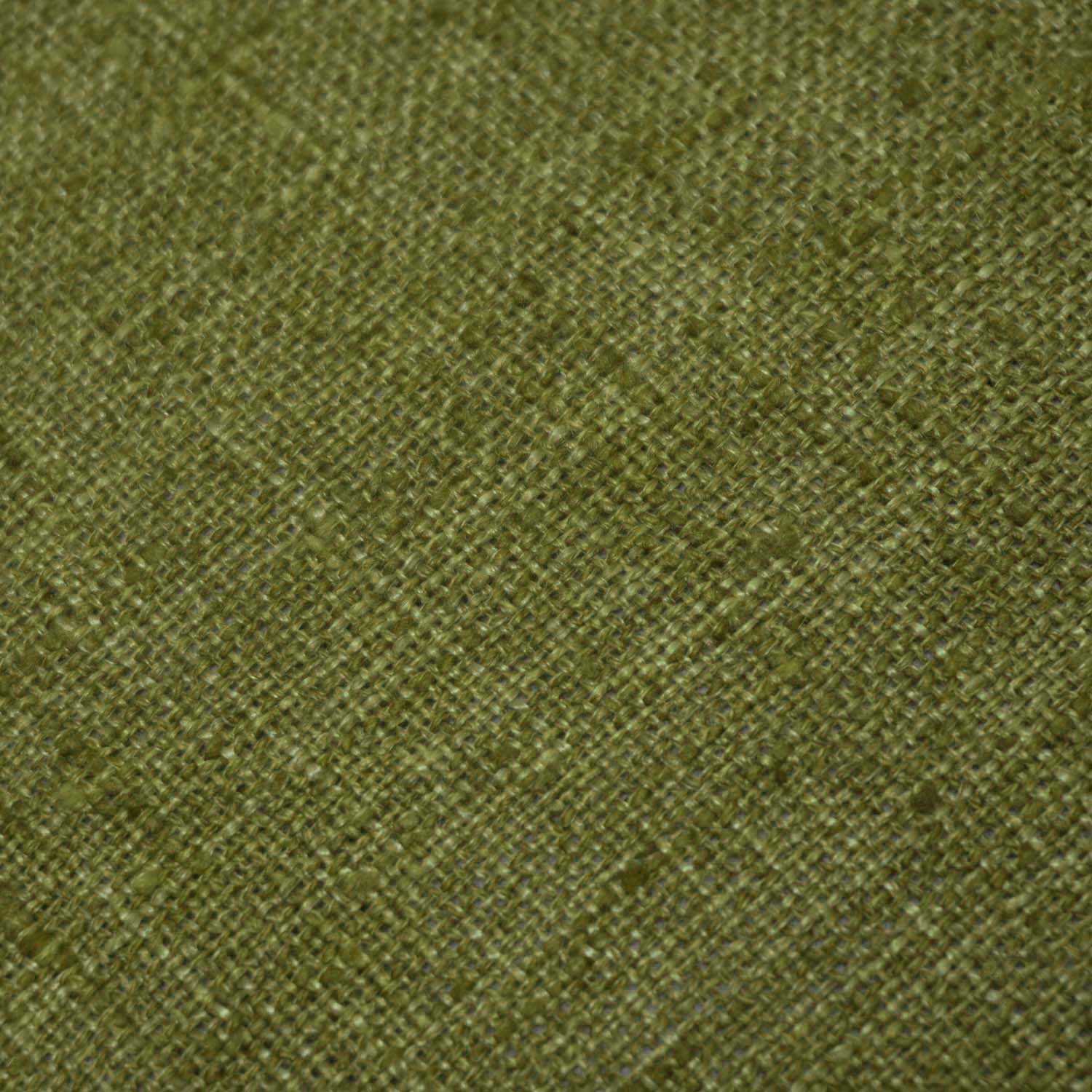 Olive Green Cotton Cushion Cover with Black Piping | 45 x 45 cm (18 x 18 Inch) | Minimalist Decorative Throw Pillow Cover with Hidden Zipper
