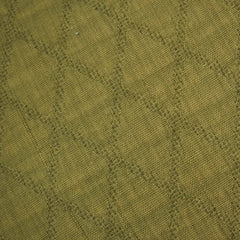 Olive Green Jacquard Cotton Cushion Cover 45x45 cm | Geometric Diamond Woven Design | Decorative Sofa & Bed Cushion Cover | Hidden Zipper | 18x18 Inch