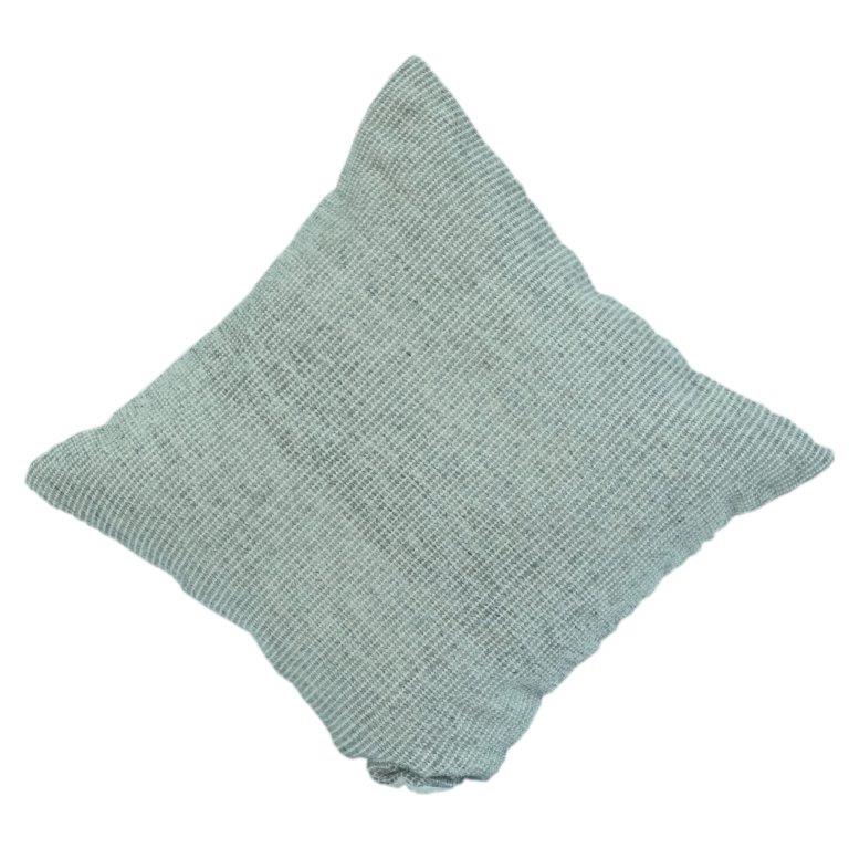 Textured Cotton Cushion Cover – Soft Woven Solid Sage Green Pillow Cover with Hidden Zip | Minimal Modern Home Décor (18x18 Inch) - Bulk manufacturer & supplier from Panipat, India