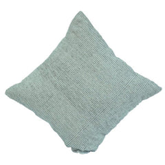 Textured Cotton Cushion Cover – Soft Woven Solid Sage Green Pillow Cover with Hidden Zip | Minimal Modern Home Décor (18x18 Inch)