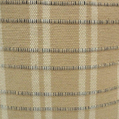 Handmade Woven Cotton Cushion Cover 45x45 cm | Beige Striped Textured Throw Pillow Cover | Artisan Neutral Home Décor