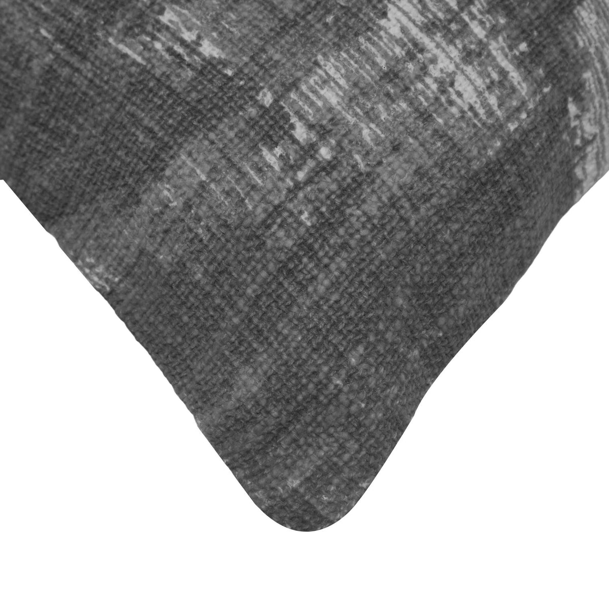 Printed Grey Abstract Textured Cushion Cover – 45 x 45 cm