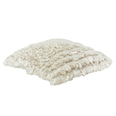 Luxury Faux Fur Polyester Rug – Soft Plush Sheepskin Style Accent Rug 45x45 cm (Ivory White)
