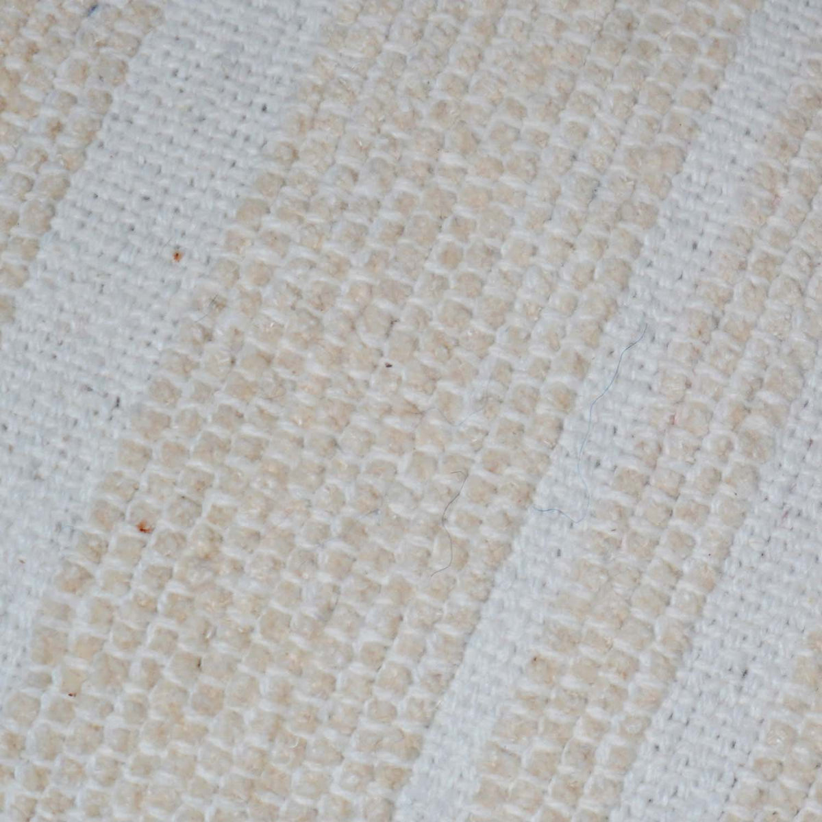 Handmade Woven Cotton Cushion Cover 40 x 60 cm | Natural Ivory Textured Lumbar Pillow Cover | Minimalist Boho Home Décor | Hidden Zipper - Bulk manufacturer & supplier from Panipat, India