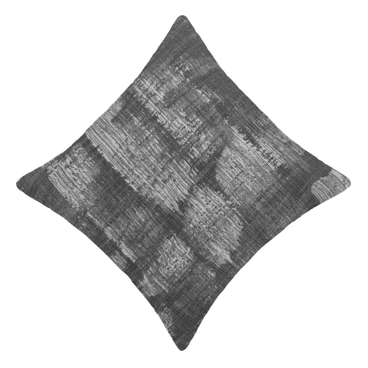 Printed Grey Abstract Textured Cushion Cover – 45 x 45 cm