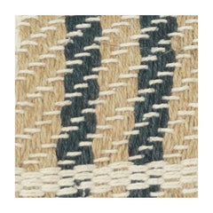 Handgewebter Jute-Kissenbezug – Natur Beige & Schwarz Gestreifter Kissenbezug mit Textur | Rustikales Boho-Wohnambiente | 45x45 cm