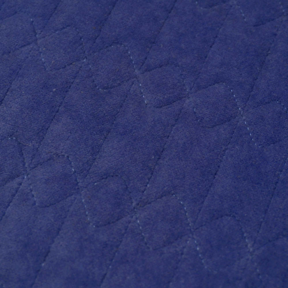 Navy Blue Cotton Velvet Embroidered Cushion Cover 45x45 cm | Quilted Geometric Design | Soft Decorative Throw Pillow Cover with Concealed Zip - Bulk manufacturer & supplier from Panipat, India