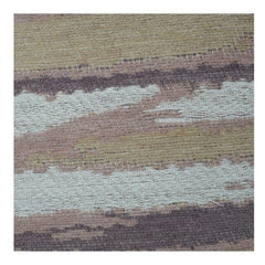 Abstrakter, erdfarbener Kissenbezug aus bestickter Baumwolle | Modernes, strukturiertes Ikat-inspiriertes Dekokissen | 45x45 cm