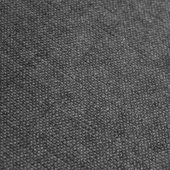 Plain Charcoal Grey Cotton Cushion Cover – Textured Solid Accent Pillow Cover, 45 x 45 cm