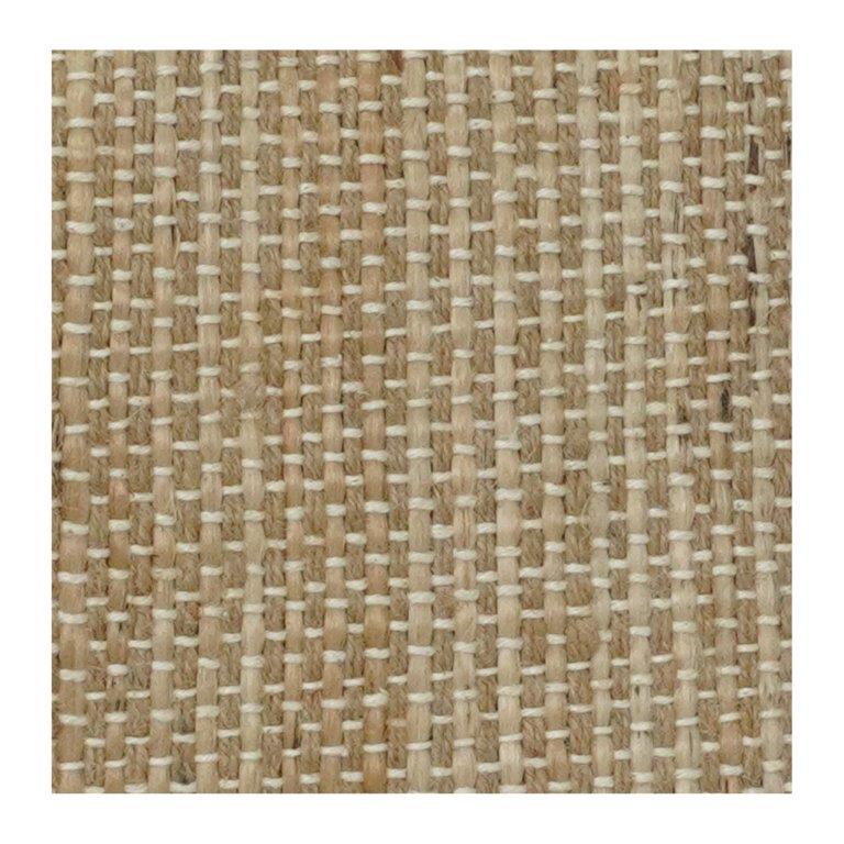 Natural Jute Cushion Cover 45x45 cm | Rustic Textured Throw Pillow Case | Eco-Friendly Neutral Home Decor with Hidden Zip