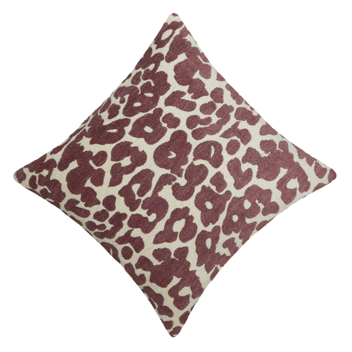Abstract Animal Print Jacquard Cotton Cushion Cover 45x45 cm | Woven Textured Decorative Throw Pillow Cover | Hidden Zip | Modern Home Décor