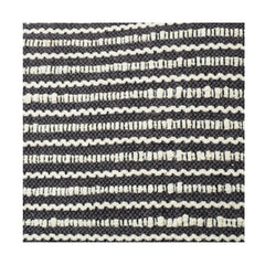 Handwoven Striped Cotton Cushion Cover | Textured Neutral Throw Pillow | Modern Minimalist Home Décor (18x18 Inch)