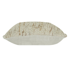 Handwoven Wool Texture Cushion Cover – Neutral Pebble Weave | Modern Rustic Decor | 18x18 Inch
