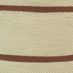 Handwoven Cotton Striped Cushion Cover with Tassels – 45x45 cm | Boho Decorative Pillow Cover