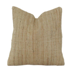 Natural Jute Cushion Cover 45x45 cm | Rustic Textured Throw Pillow Case | Eco-Friendly Neutral Home Decor with Hidden Zip
