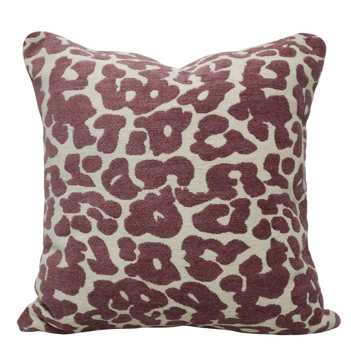 Abstract Animal Print Jacquard Cotton Cushion Cover 45x45 cm | Woven Textured Decorative Throw Pillow Cover | Hidden Zip | Modern Home Décor