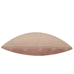 Handwoven Cotton Cushion Cover 45x45 cm | Textured Woven Throw Pillow Cover | Soft Cotton Decorative Cushion Cover with Concealed Zipper | Beige/Natural