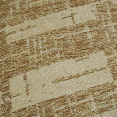 Beige textured geometric jacquard cotton cushion cover 45x45 cm