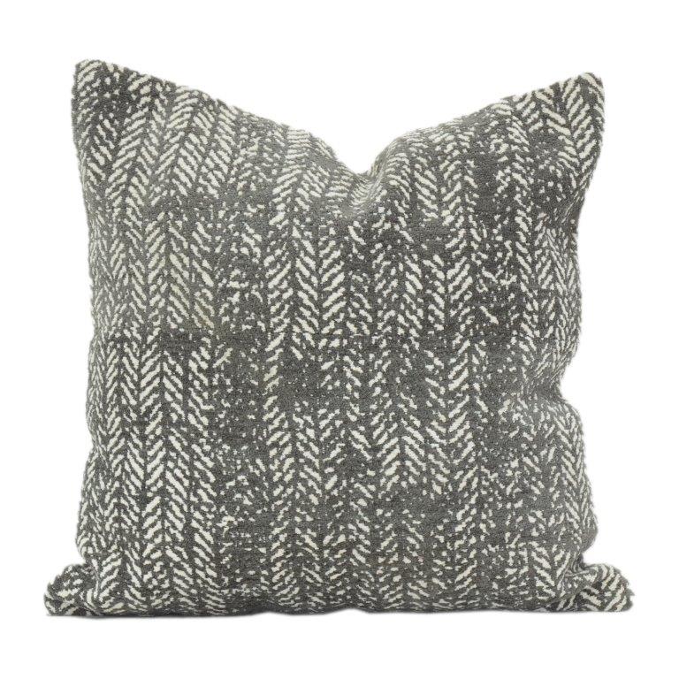 Textured Jacquard Cotton Cushion Cover 45x45 cm | Woven Abstract Pattern | Modern Neutral Décor Pillow - Bulk manufacturer & supplier from Panipat, India