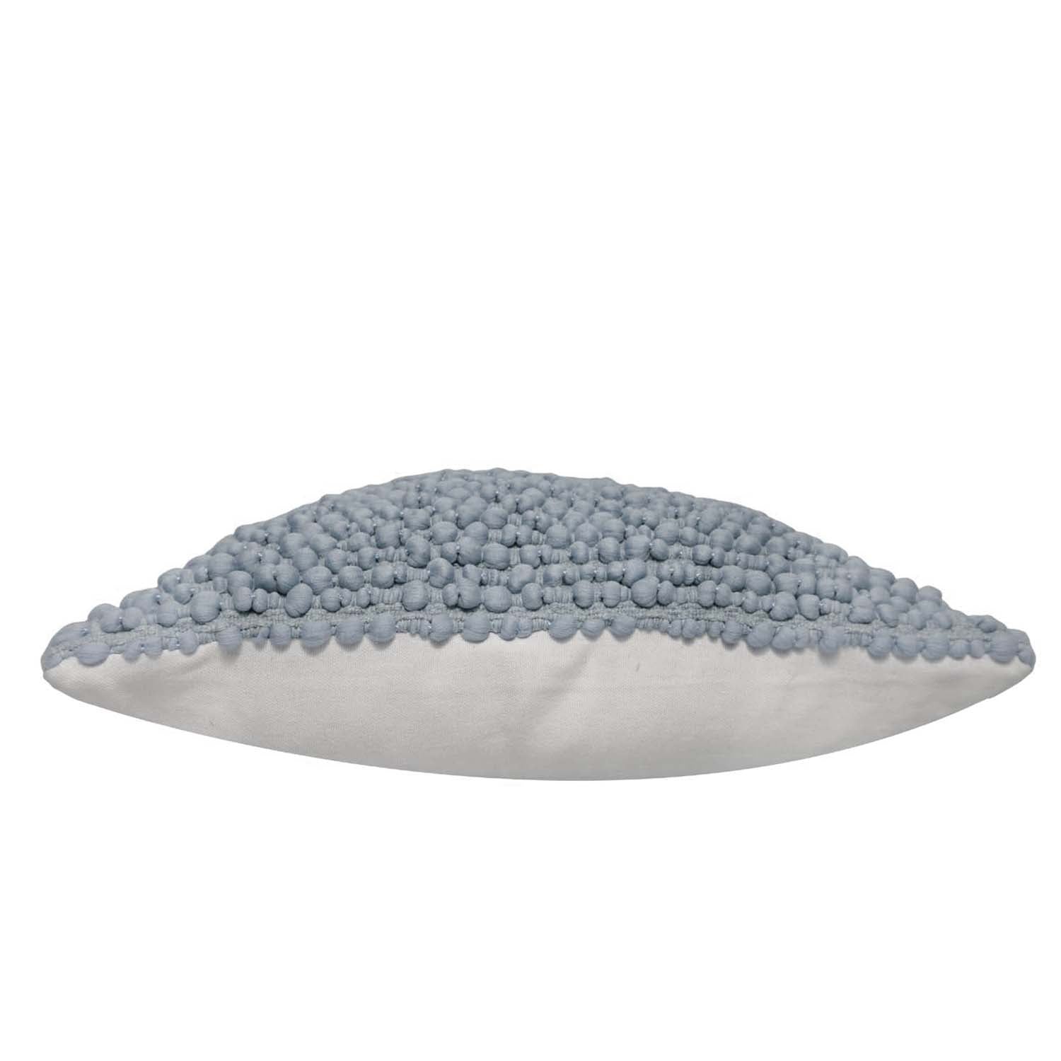 Textured Bobble Polyester Cushion Cover 45x45 cm | Soft Decorative Throw Pillow Cover with Hidden Zipper | Modern Boho Sofa & Bed Cushion Cover | Grey