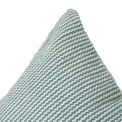 Handwoven Textured Stripe Cotton Cushion Cover | Minimalist Woven Pillow Case | Soft Neutral Home Décor (18x18 Inch)