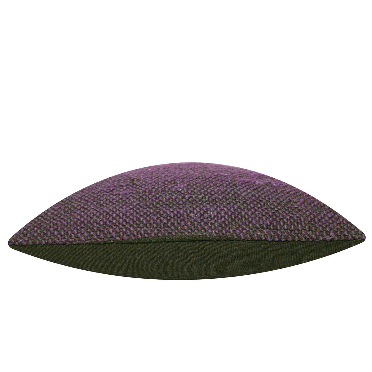 Handwoven Textured Purple Cushion Cover 45 x 45 cm – Handmade Woven Cushion Cover