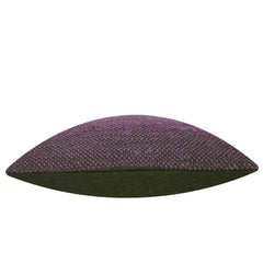 Handwoven Textured Purple Cushion Cover 45 x 45 cm – Handmade Woven Cushion Cover