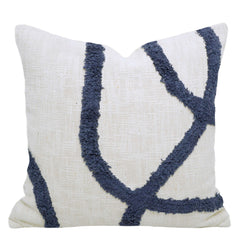 Tufted Abstract Line Pattern Cushion Cover – 45 x 45 cm
