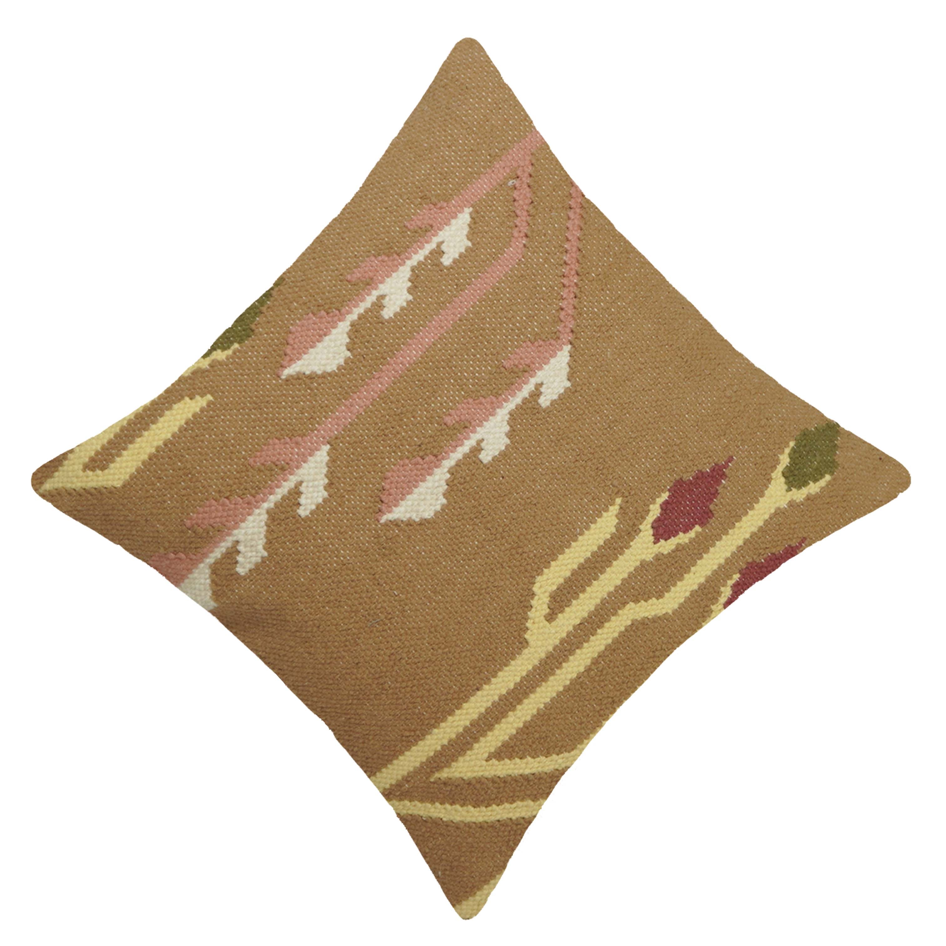 Handwoven Cotton Cushion Cover 45x45 cm | Tribal Geometric Woven Throw Pillow Cover | Artisan Decorative Cushion Cover with Concealed Zip | Boho Home Décor
