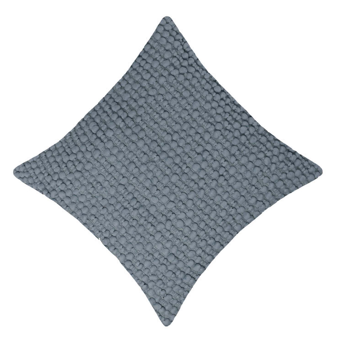 Textured Bobble Polyester Cushion Cover 45x45 cm | Soft Decorative Throw Pillow Cover with Hidden Zipper | Modern Boho Sofa & Bed Cushion Cover | Grey