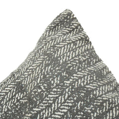 Textured Jacquard Cotton Cushion Cover 45x45 cm | Woven Abstract Pattern | Modern Neutral Décor Pillow