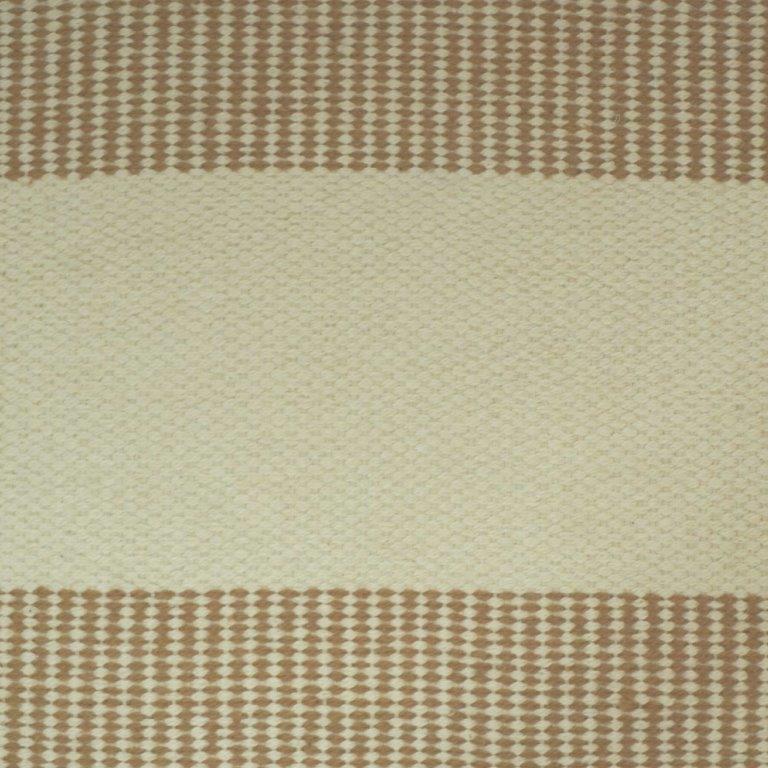 Handmade Cotton Striped Cushion Cover 45x45 cm | Beige Woven Decorative Pillow Cover | Modern Boho Home Décor - Bulk manufacturer & supplier from Panipat, India