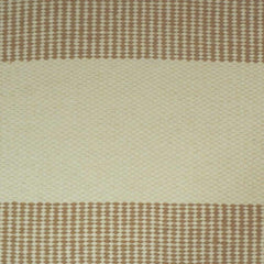 Handmade Cotton Striped Cushion Cover 45x45 cm | Beige Woven Decorative Pillow Cover | Modern Boho Home Décor