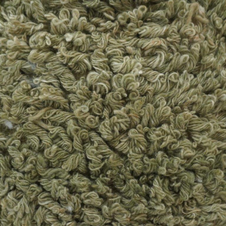 Olive Green Shaggy Polyester Cushion Cover | Textured Loop Pile Throw Pillow Cover | 45 x 45 cm - Bulk manufacturer & supplier from Panipat, India