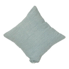 Handwoven Textured Stripe Cotton Cushion Cover | Minimalist Woven Pillow Case | Soft Neutral Home Décor (18x18 Inch)