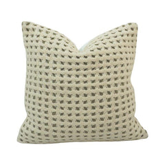 Handwoven Cotton Mesh Cushion Cover | Textured Boho Throw Pillow Cover | 45x45 cm