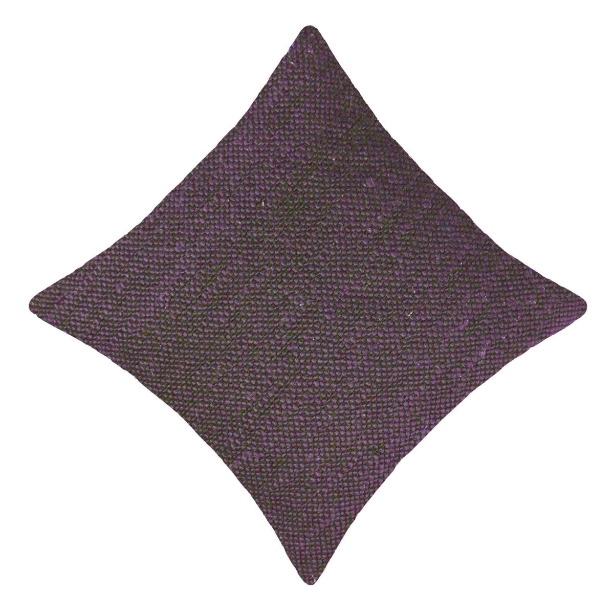Handwoven Textured Purple Cushion Cover 45 x 45 cm – Handmade Woven Cushion Cover